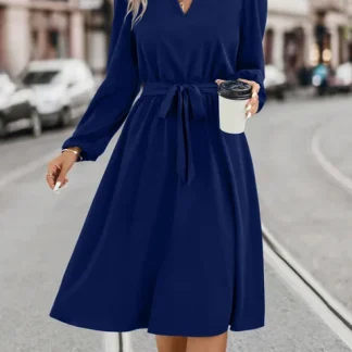 Blue Midi Dress